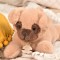 Peluche chien beige allongee lestee - HO3322-3.jpg