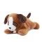 Peluche chien marron allongee lestee - Les P'tits Relax - 30 cm- HO3326-2.jpg