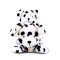 Peluche allongee chien dalmatien leste - Les P'tits Relax - 30 cm- HO3327-1.jpg