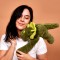 Peluche dinosaure vert lesté- HO3362-8.jpg