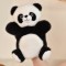 Marionnette Panda noir et blanc - 24 cm- HO3372-1.jpg