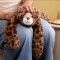 Peluche lestée Léopard - ambiance genoux