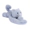 Peluche lestée Chat bleu - fond blanc