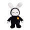 LI4747.Peluche BOHRUME lapin  coréen Noir – 40 cm
