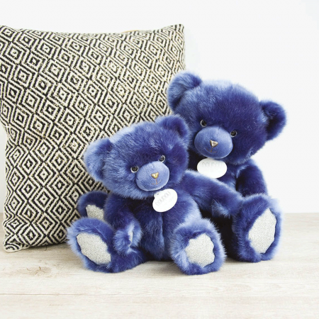 Histoire d'ours - Ours en peluche bleu marine Collection