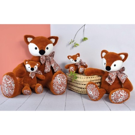 Petite peluche renard roux -20 cm - HO3193-1.jpg