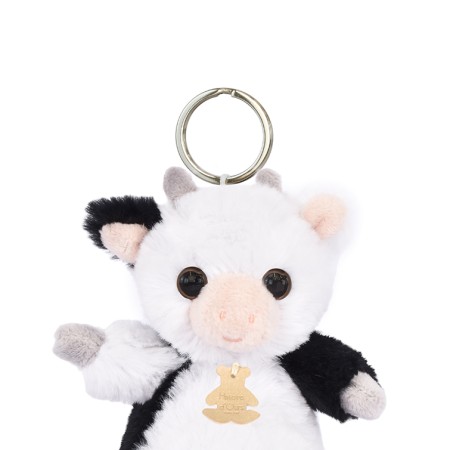 Porte-clés vache blanche - 12 cm zoom HO3294 1.jpg