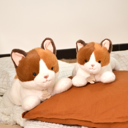 Peluche Chat allongee - Les P'tits Relax - 22 cm- HO3319-5.jpg