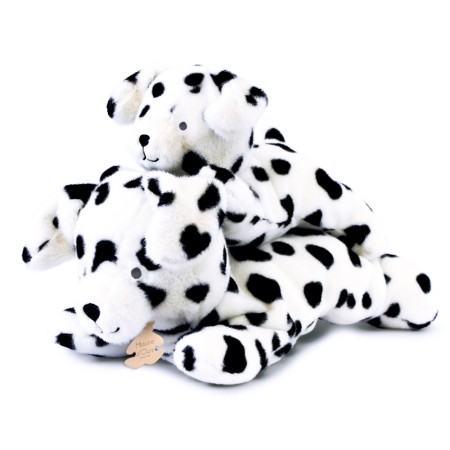 Peluche allongee chien dalmatien leste - Les P'tits Relax - 22 cm-HO3321-1.jpg