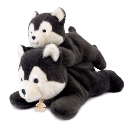 Loup gris peluche allongee - Les P'tits Relax - 30 cm- HO3324-3.jpg