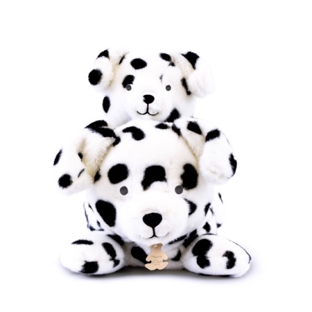 Peluche allongee chien dalmatien leste - Les P'tits Relax - 30 cm- HO3327-1.jpg
