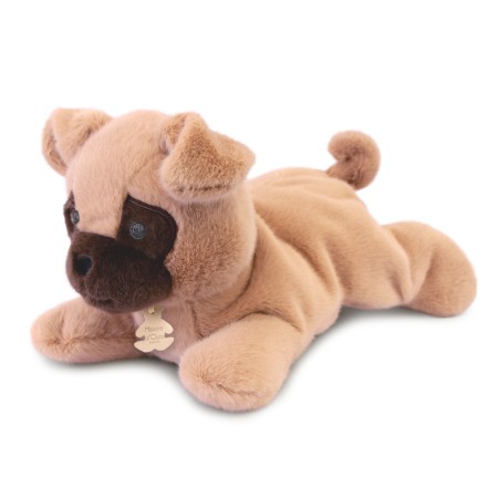 Peluche chien beige allongee lestee - Les P'tits Relax - 30 cm- HO3328-5.jpg