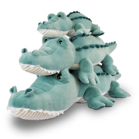 Crocodile peluche allongé vert - 60 cm-HO3329-3.jpg