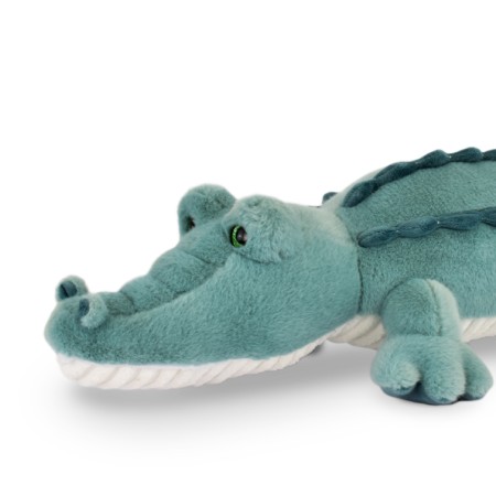 HO3331b_.jpg Crocodile peluche geant allongé vert - 125 cm