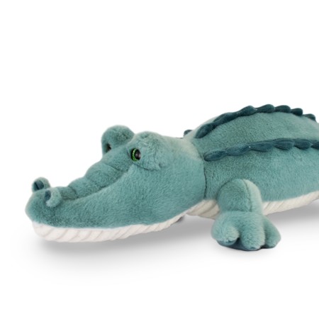 HO3331bis_.jpg Crocodile peluche allongé vert - 95 cm