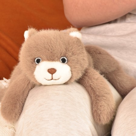 Peluche bien être - Ours en peluche magnétique marron - 30 cm- HO3357-6.jpg