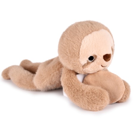 Peluche bien être - Paresseux en peluche magnétique beige - 30 cm- HO3358-2.jpg