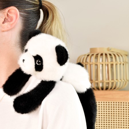 Peluche bien être - Panda en peluche magnétique noir et blanc - 30 cm-HO3361.jpg