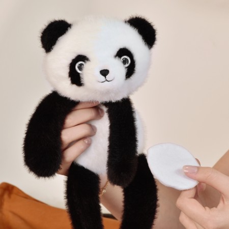 Peluche bien être - Panda en peluche magnétique noir et blanc - 30 cm- HO3361-7.jpg