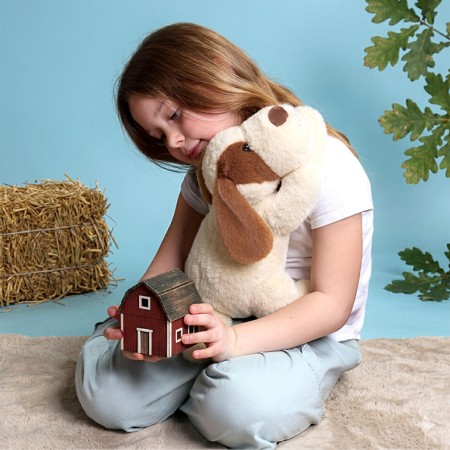 Peluche lestée Chien - ambiance enfant