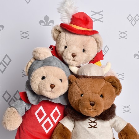 Peluche chevalier ours - Puy du Fou - 30 cm- LI4396-LI4394-LI4392.jpg
