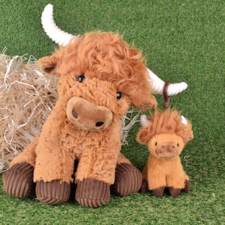 Porte clé Peluche vache - Puy du Fou - 15 cm- LI4523.jpg