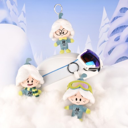 Les 3 Flo's Porte-clés JO Milano-Cortina 2026