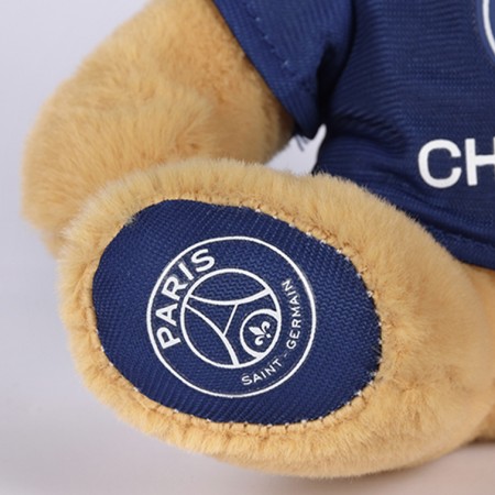 Peluche officielle Ours PSG Champion - Édition limitée et numérotée - 23 cm - logo PSG