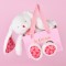 DC4372 LAPIN JE T'AIME en sac cadeau - 25 cm