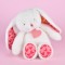 LAPIN JE T'AIME sans sac cadeau - 25 cm