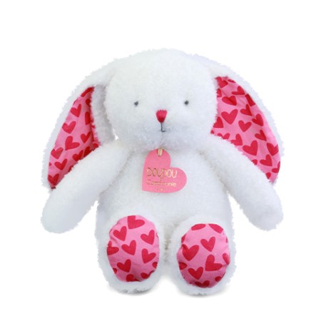 LAPIN JE T'AIME sans sac cadeau - 25 cm DC4372