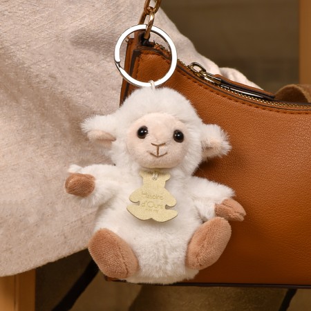 Porte-clés agneau écru - 12 cm-HO3296-43.jpg