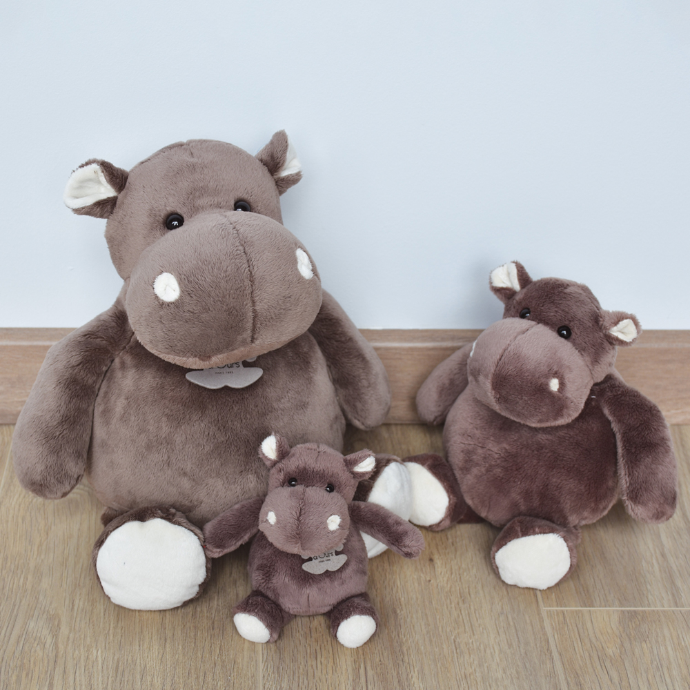 Peluche enfant Hippo Marron - Atmosphera For Kids