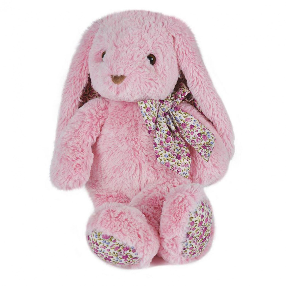 DOG LIFE STYLE Peluche lapin rose couineur 35cm