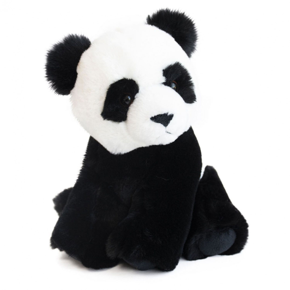 Peluche panda So Chic noir (35 cm) : Histoire d'Ours