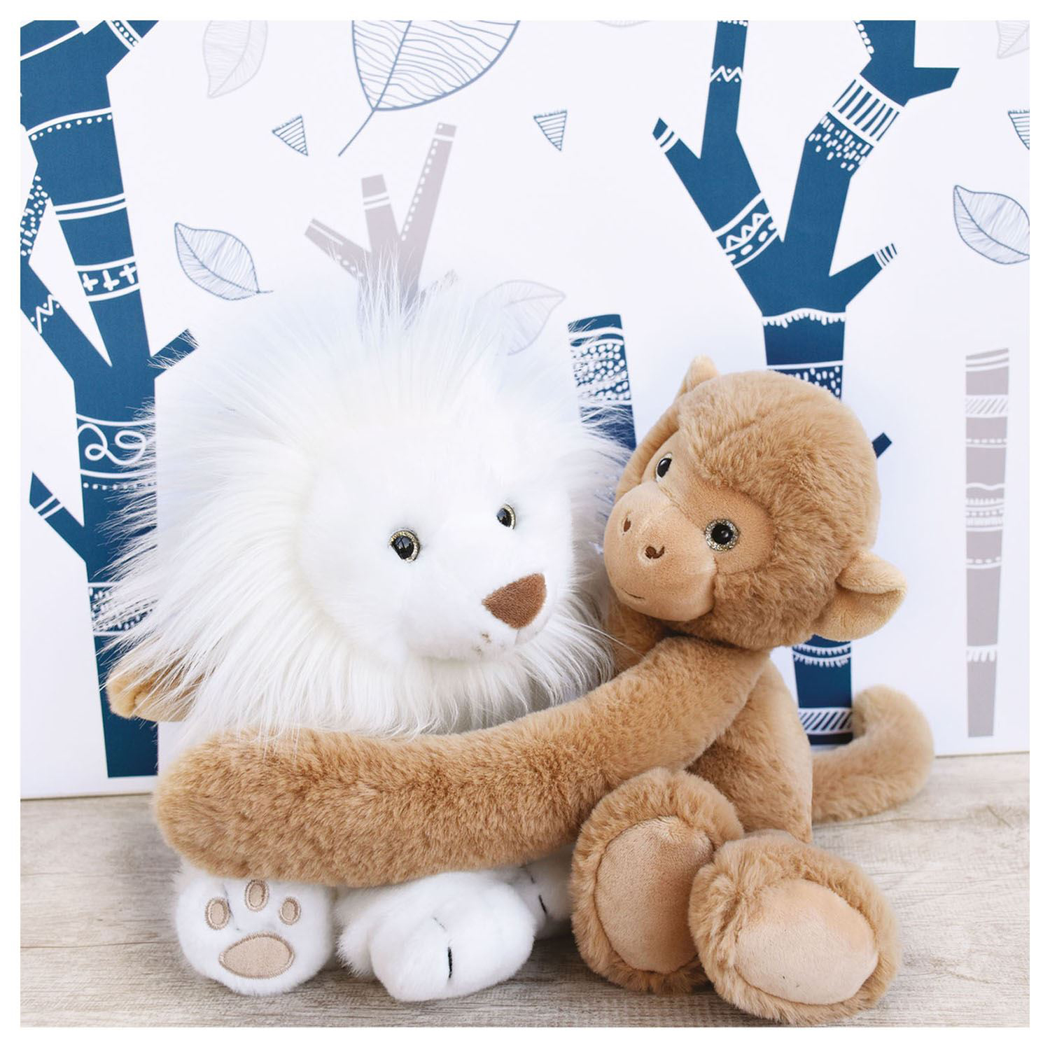 Lapin en peluche pour enfants jouets pour bébés animaux en peluche horloge  cadeaux de pâques et de noël Styles et couleurs aléatoires