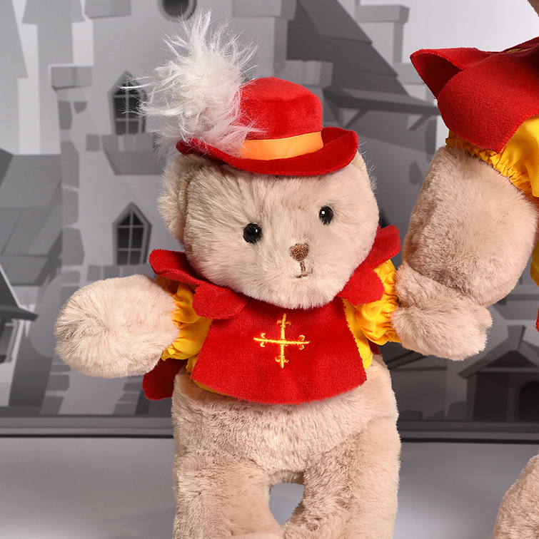 Porte-clés Aigle En Peluche Puy Du Fou - 15 Cm, Velours Ras, Souvenir Officiel | Doudou Peluche Enfant, Cadeau Garçon/fille